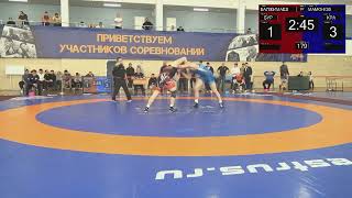 Финал:97 кг. Мамонов Матвей (Красноярский край) - Балжимаев Чингис (Бурятия) 7:5.