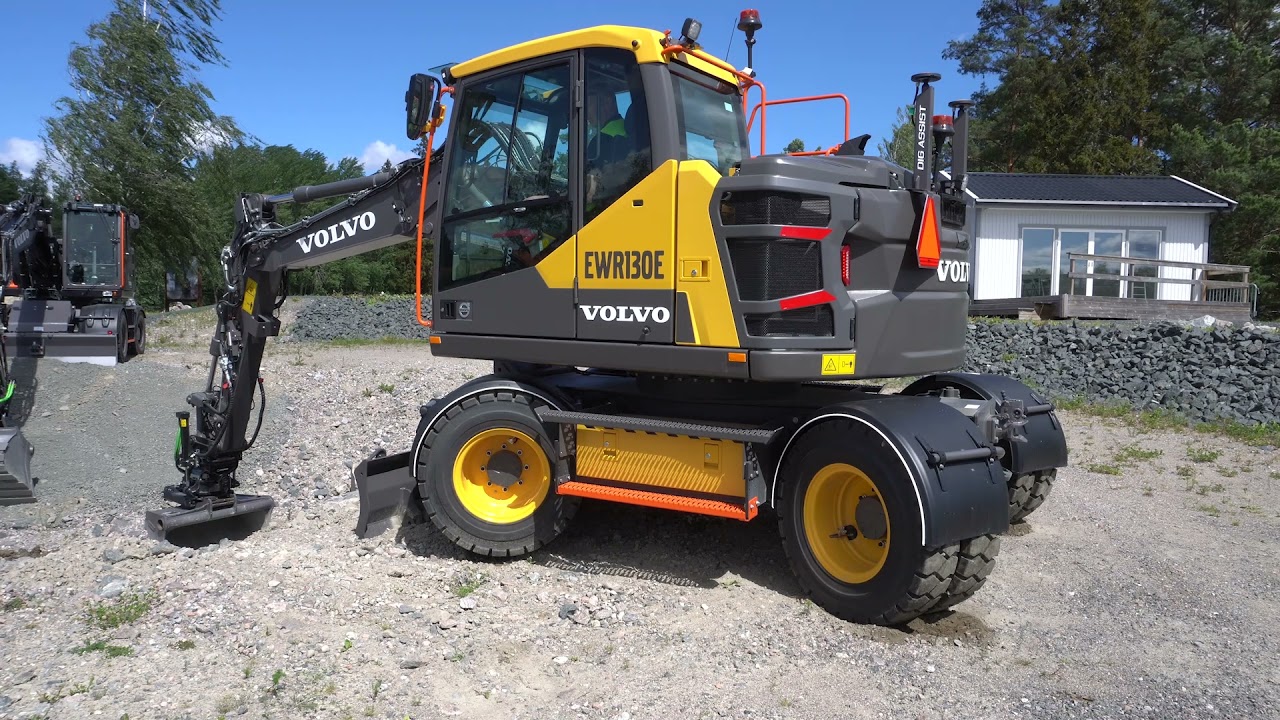 Introduktion till Volvo EWR130E hjulgrävare - Volvo Customer Center
