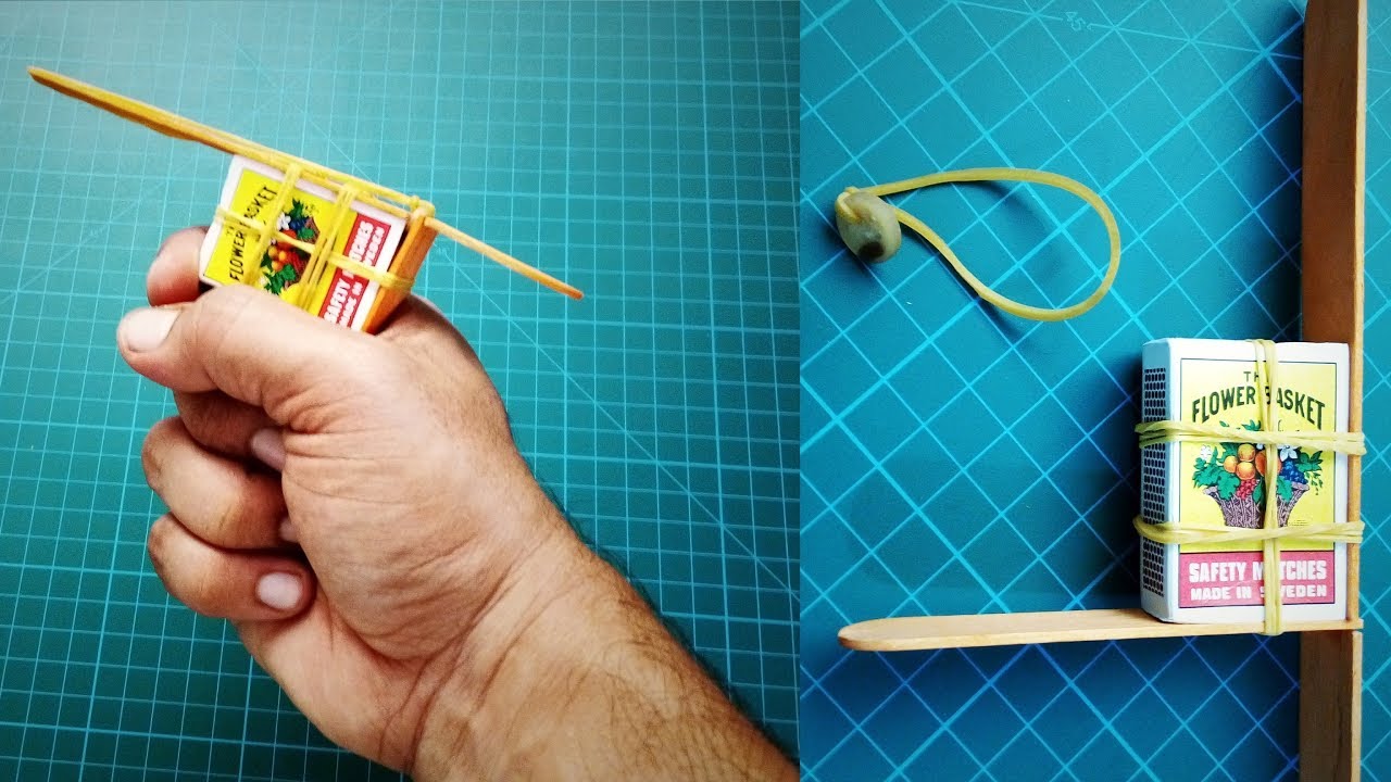 How To Make A Matchbox Gun | Toy Gun | Matchbox pistol 