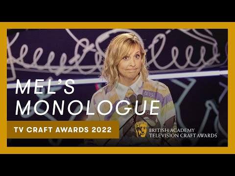 Mel Giedroyc delivers