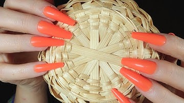 ASMR Aggressive Textured Basket Scratching | No Talking | Long Nails