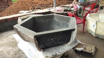 Khuôn chậu Sơn Cương - Hướng dẫn tháo khuôn lục giác 78 nhựa composite có lòng trong