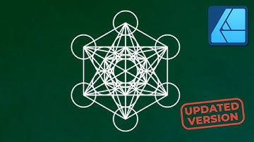 How to Draw Metatron’s Cube in Affinity Designer (Updated Version)