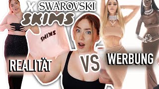 WERBUNG vs. REALITÄT - 800€ SKIMS X SWAROVSKI Kollektion TEST (100% ehrlich) | Sonny Loops