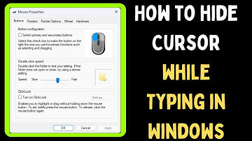 How to Hide Cursor While Typing in Windows 11