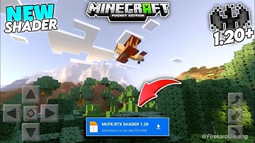 New Ultra Shader mcpe 1.20+ | Render Dragon [ 100% Working All Devices ]