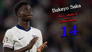 Bukayo Saka - All 14 Goals for England
