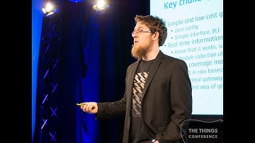 The Things Conference: Luka Mustafa speak about drones in LoRaWAN