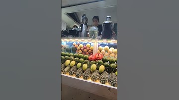 Xe Nước Ép Trái Cây Di Động 20k / ly. Ngon Bổ Rẻ. 😃