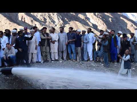 Commission of siphon irrigation system at Fitti Daas, Sher Qillah