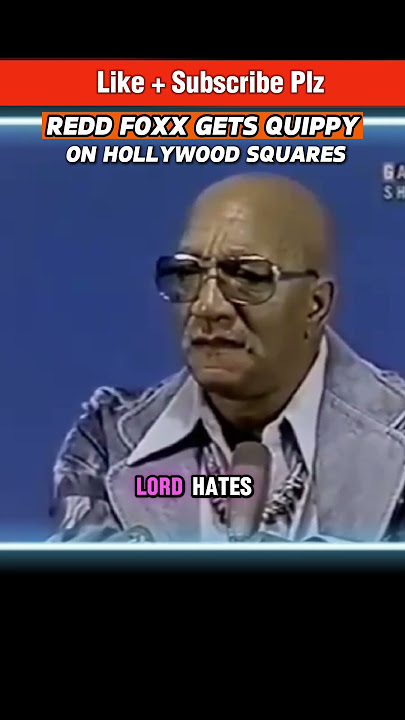 Redd Foxx's Rare Hollywood Squares Cameo Has Em' Howling #sanfordandson #blackhistory #classiccomedy