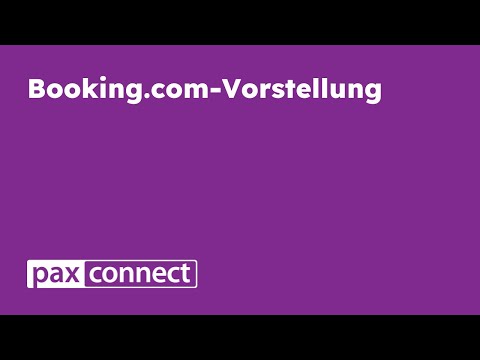paxconnect - Vorstellung: Booking.com