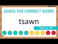 [Scrambled Word Game] Can You Unscramble These Words? 5 Letters