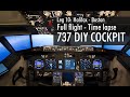 Full flight  time lapse  cyhz  kbos  home cockpit  msfs 2020  boeing 737  4k