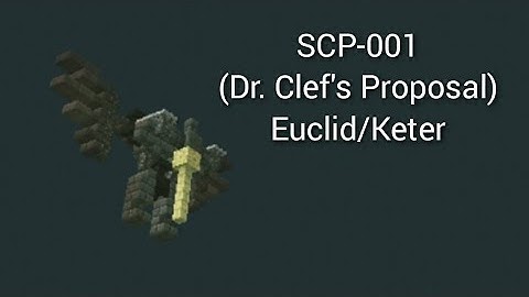 How to Make SCP-001 (Dr. Clef