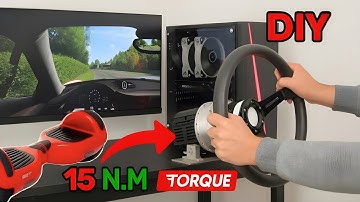 Testing My DIY 15NM Force Feedback Steering Wheel on Assetto Corsa & BeamNG drive!