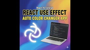 React useEffect Hook Project | Auto Color Changer App | Beginner Friendly React Project