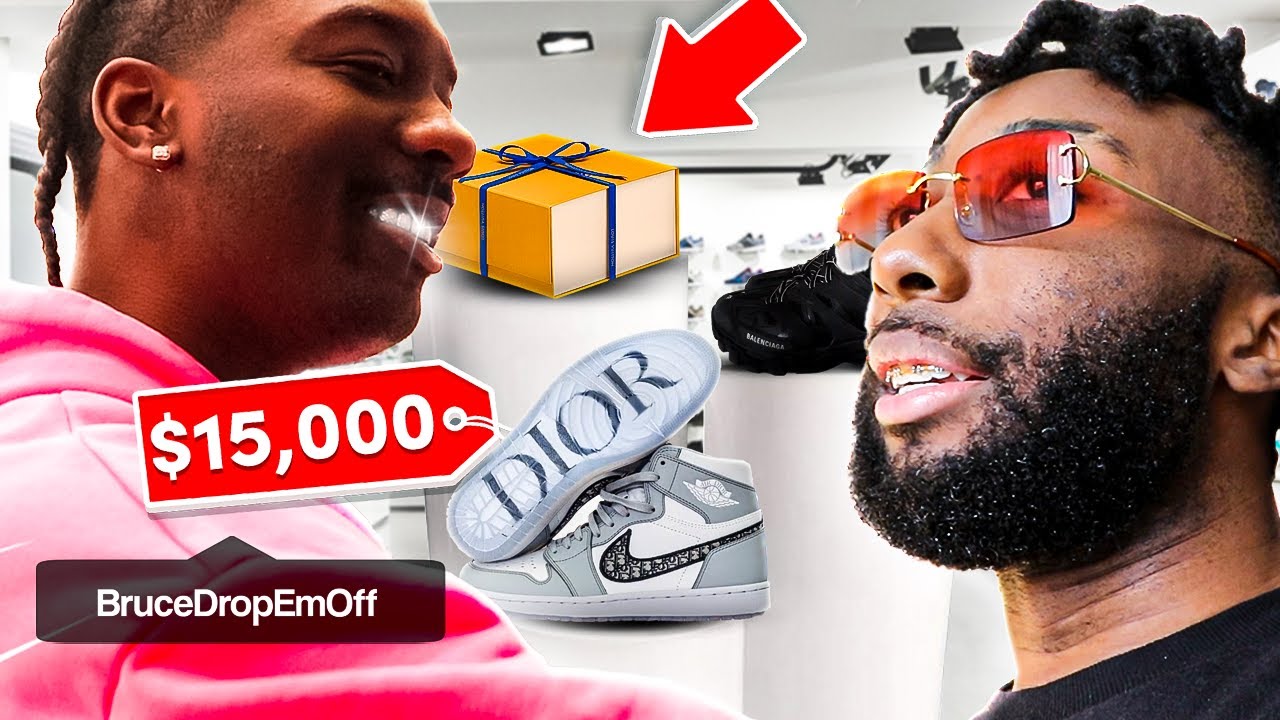 BruceDropEmOff & CeoMiky teaches me how to dress and we go on a INSANE shopping spree....