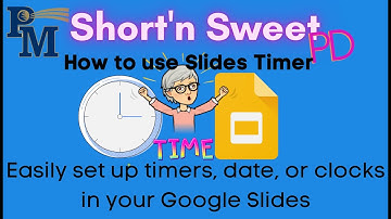 Google Slides - How to use Slides Timer Extension