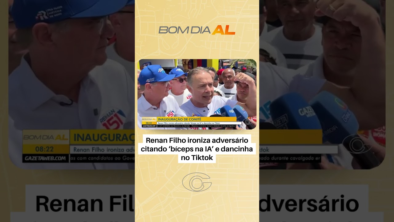 Renan Filho ironiza adversário citando ‘bíceps na IA’ e dancinha no Tiktok