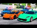 ПОГОНЯ В GTA 5 - УДИРАЕМ ОТ ПСИХОВ НА МЕНТОВСКИХ МАШИНАХ! КРАШ-ТЕСТ ФЕРРАРИ И ЛАМБЫ! 🌊ВОТЕР