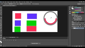 Using the eye dropper & the paint bucket tools in photoshop .7