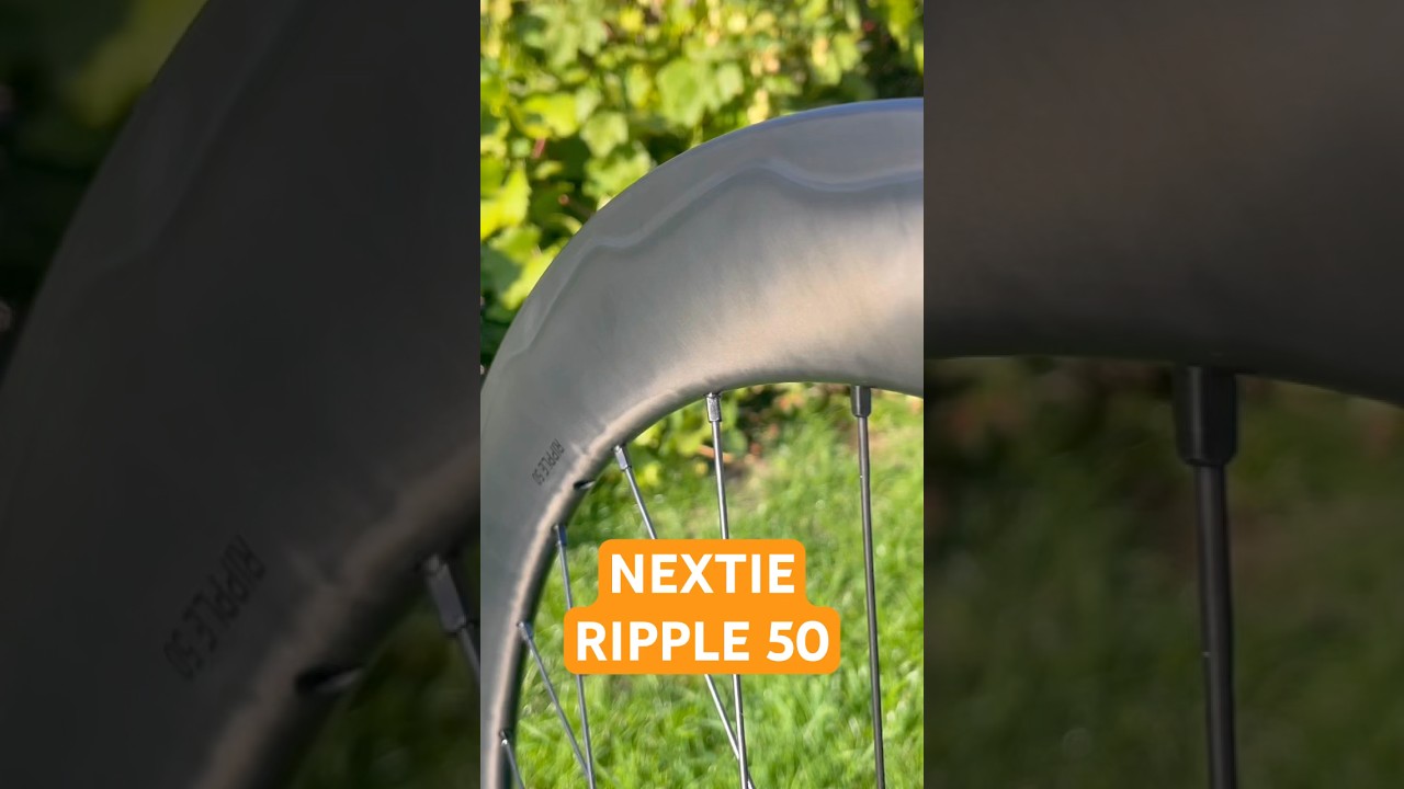 The new Nextie Ripple 50 road or gravel rim