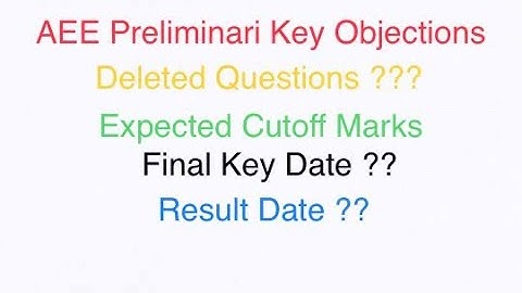 AEE Final key ??!! Result date ?? #tspsc #aee #engineering