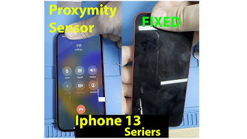 iPhone 13 mini proximity sensor was not working