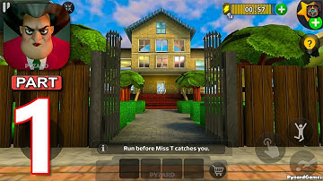 Scary Teacher 3D - Gameplay Part 1 - Chapter 1 All Levels & Hints (Android, iOS)