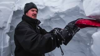 Snowholing in Rjukan
