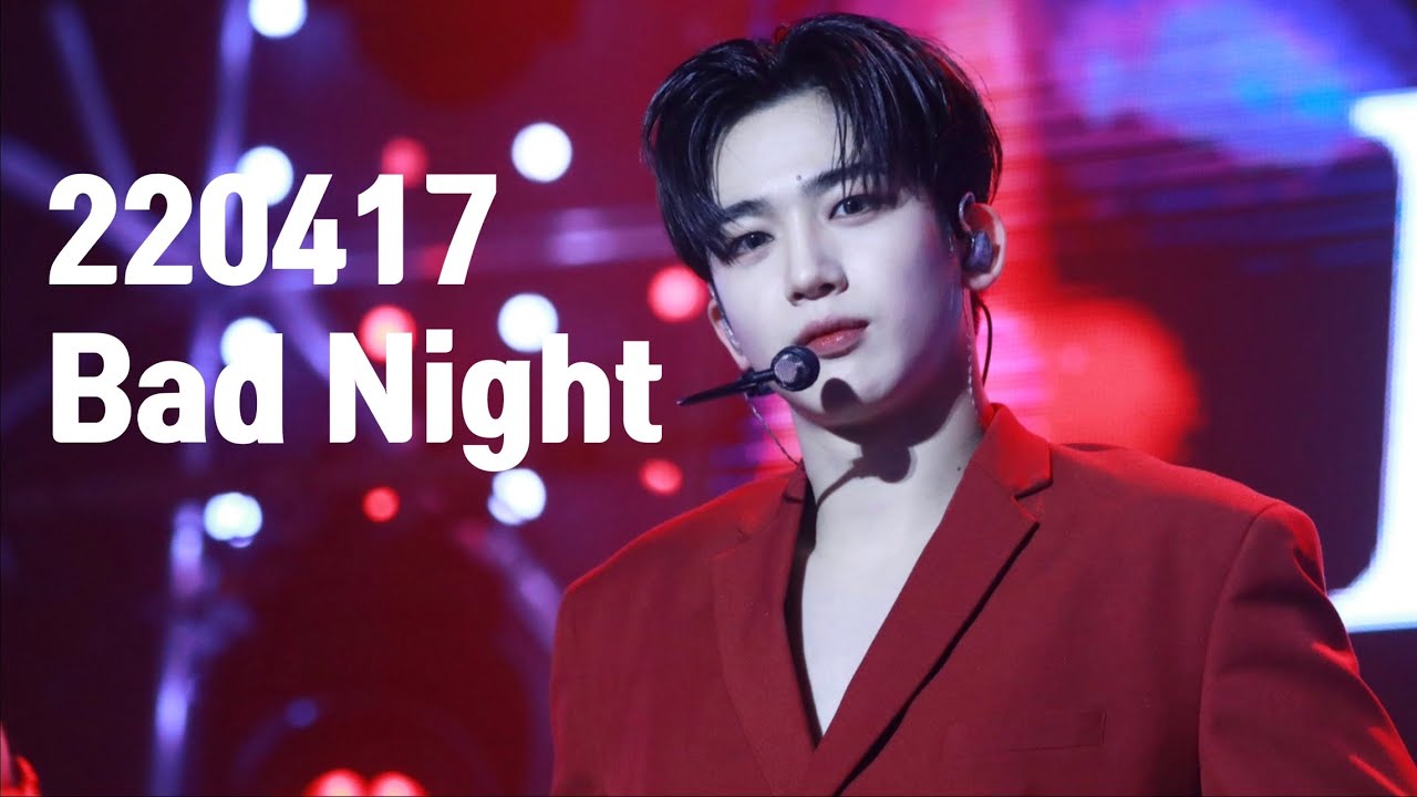 [4K] 220417 위아이 콘서트 Bad Night 김요한 직캠