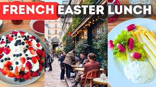 Real French Easter Lunch in Paris - What French people eat for Easter