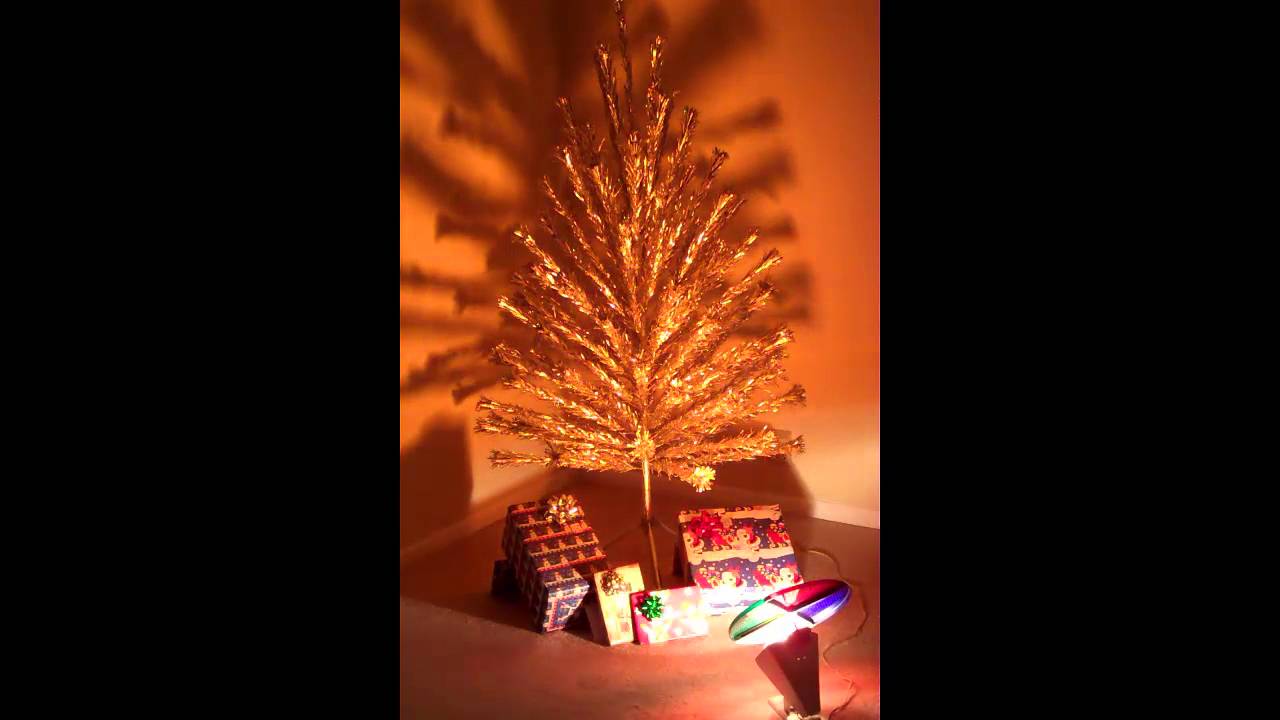 Evergleam Aluminum Christmas Tree and Color Wheel circa 1962