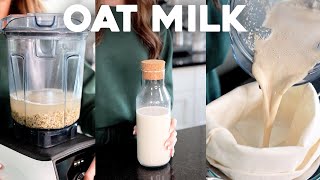 how to make oat milk NOT SLIMY