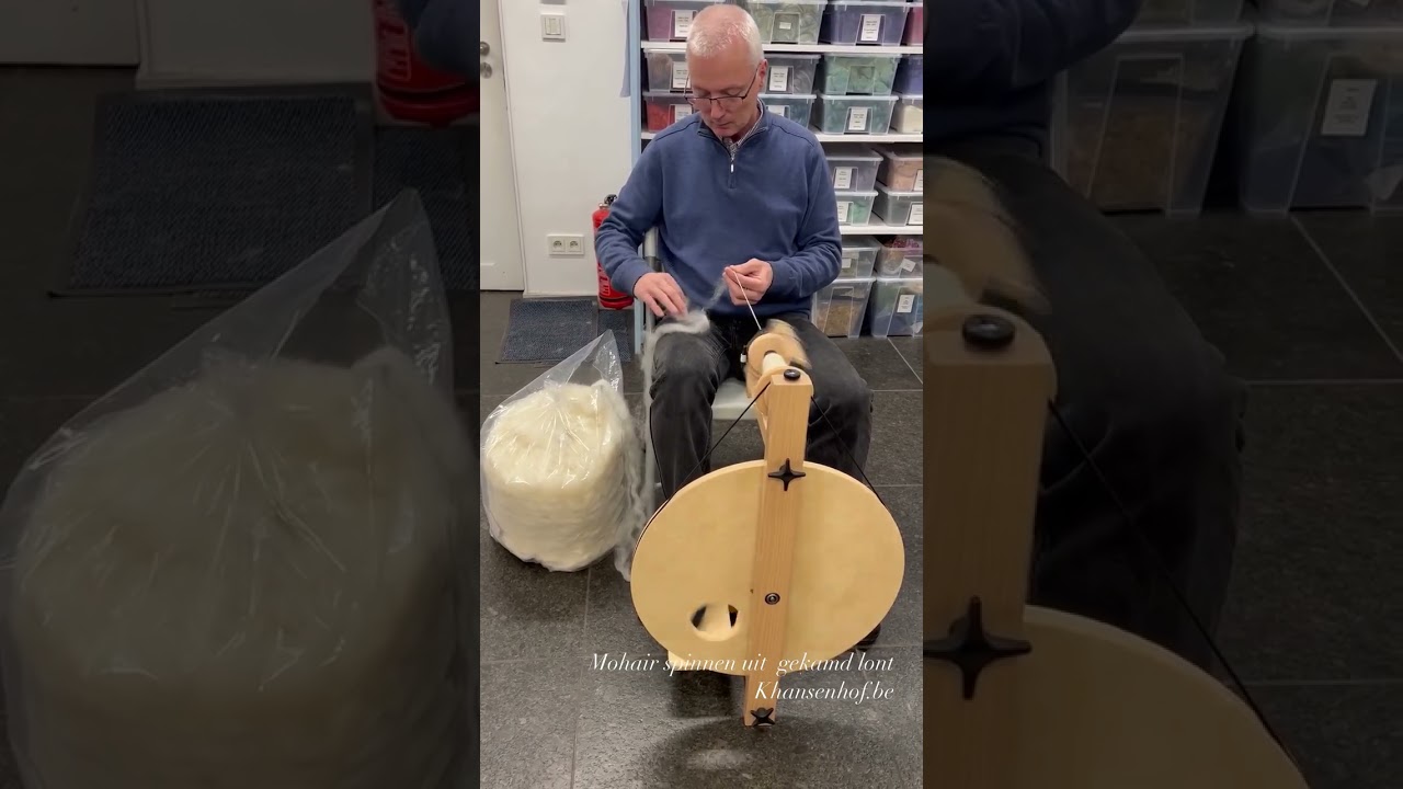 Mohair spinnen 