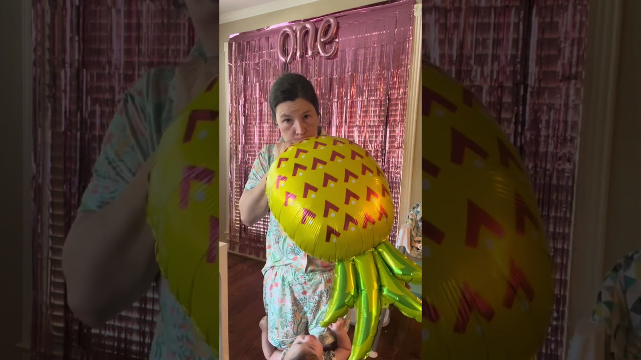 First Birthday Party Prep with Me | Birthday Decorations for Girls | DIY Photo Backdrop Cake Smash