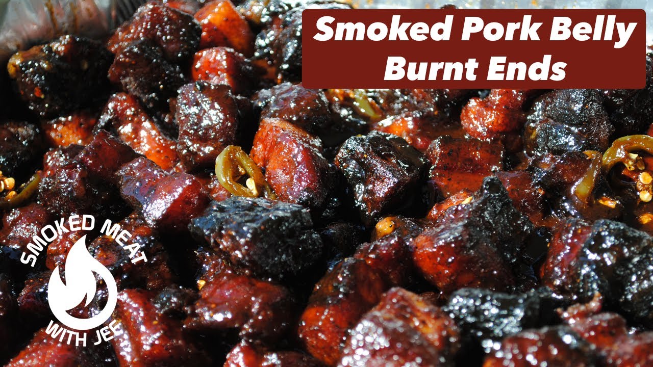 Smoked Pork Belly Burnt Ends Jalapeno Kick YouTube