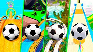 Going Balls vs Sky Rolling Balls vs Rollance vs Action Balls - Soccer Balls Battle - What is Better? screenshot 1