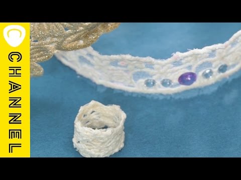主役がお姫さまに♡「レースティアラ＆リング」 │ How to make Tiara
