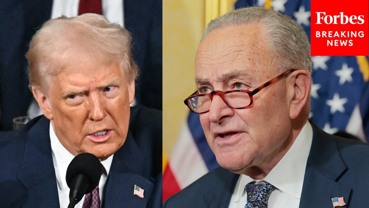 'God Help Us': Chuck Schumer Reacts To Trump Saying He Plans To Speak For 'A Very Long Time' At SOTU
