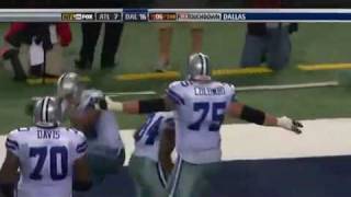 Tony Romo Amazing Touchdown Pass!
