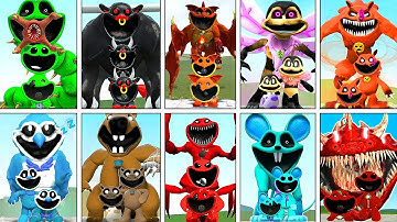 ALL SMILING CRITTERS FORGOTTEN VS ALL POPPY PLAYTIME CHAPTER 3 IN GARRY