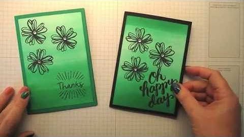 Ombre Foam Brayer Card