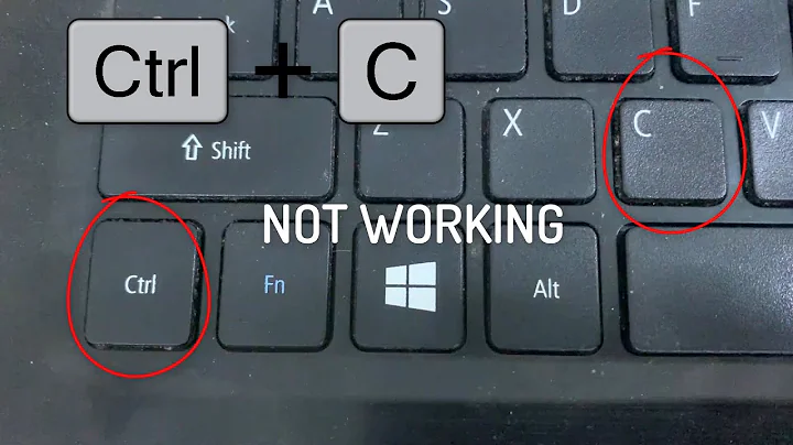 How to Fix Ctrl + C Not Working in Windows 10