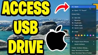 How To Access USB Drive On MacBook or iMac - Full Guide