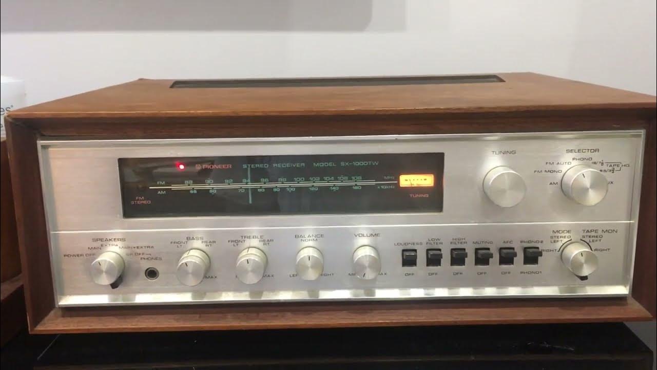 Pioneer SX1000TW vintage receiver from 1971 YouTube