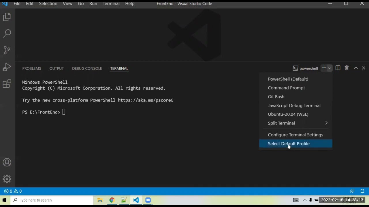 Update How to convert powershell to CMD in vscode