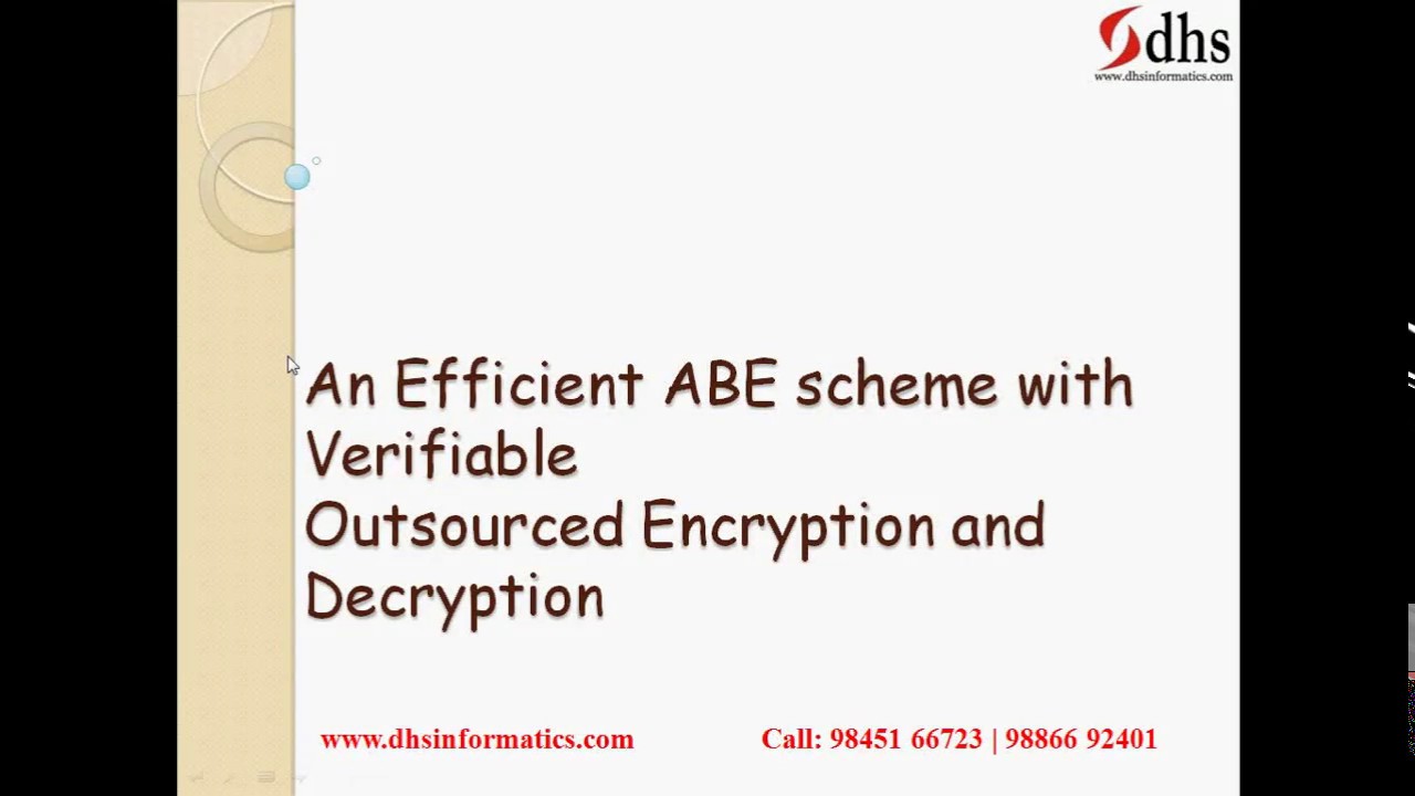 IEEE-2019: An Efficient ABE scheme with Verifiable Outsourced ...