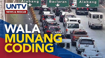 Pagpapatupad ng modified number coding scheme bukas, ipinagpaliban ng MMDA